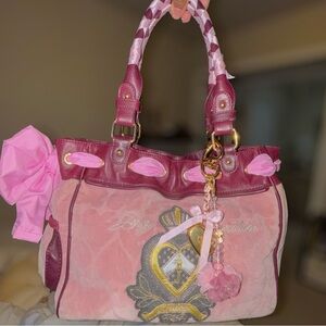 RARE vintage pink juicy couture daydreamer bag